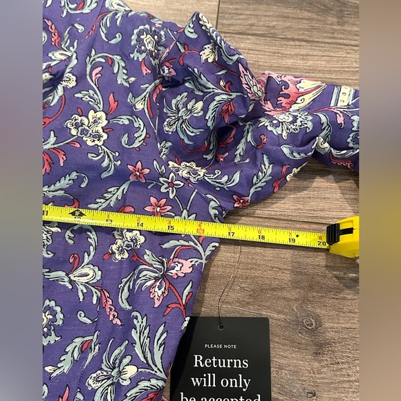 NWT! Tuckernuck Avignon Aubergine Eliana Purple Floral Dress Size XS - Picture 10 of 11